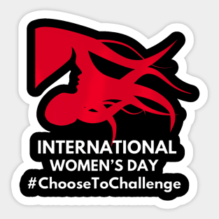 International Womens Day Choose To Challenge 2021 Sticker